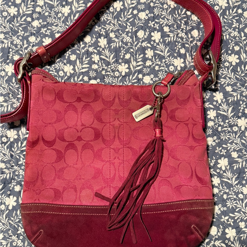 Coach pink Shoulder Bag